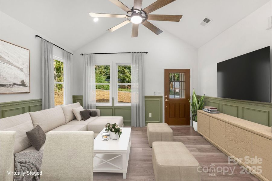 Furnished interior view inside a new home in , Shelby (Image 13).