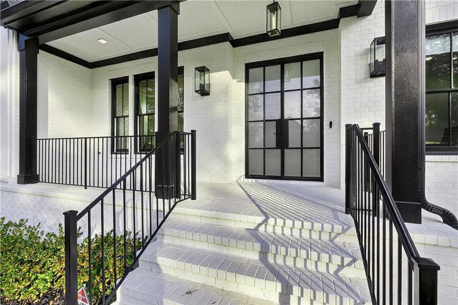 Exterior details and patio area of a home in , Marietta (Image 42).