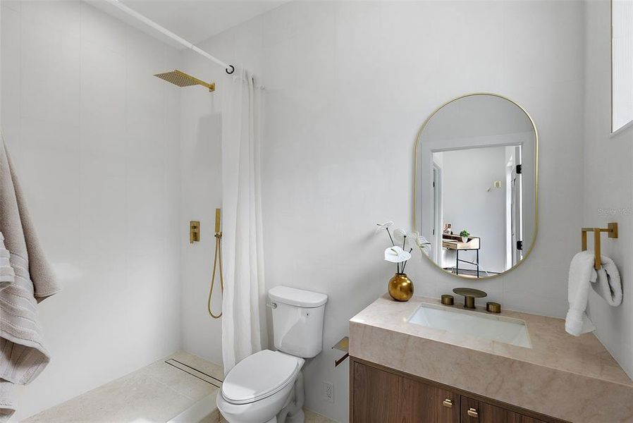 Furnished interior view inside a new home in , St. Petersburg (Image 9).