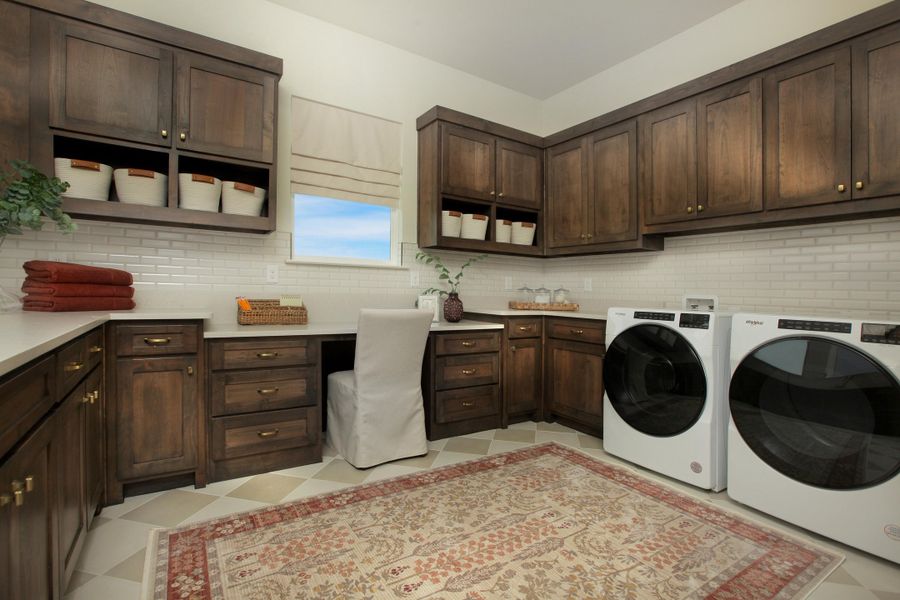 The Castella II Laundry Room