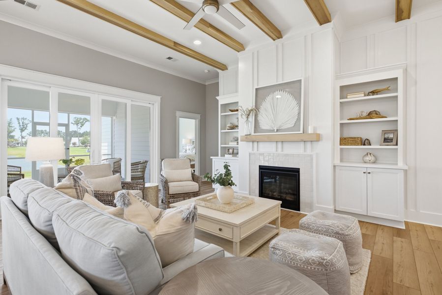 Furnished interior view inside a new home in The Sanctuary at Sunset Beach, Sunset Beach (Image 19).