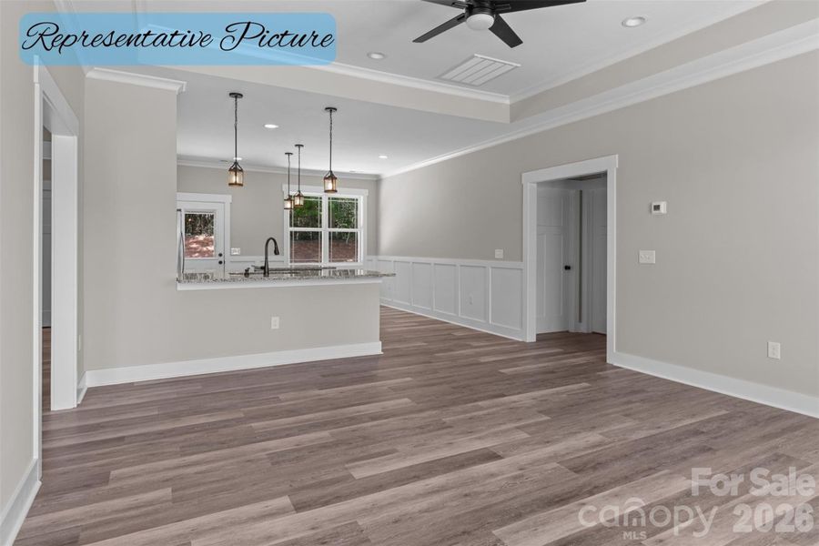 Spacious, unfurnished interior of a new home in , Albemarle (Image 15).