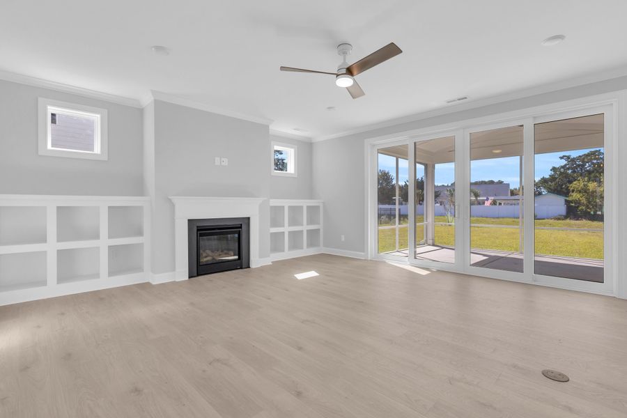 Representative unfurnished interior of a home built from the The Hampton by RobuckHomes in Windwater, Hampstead (Image 60).