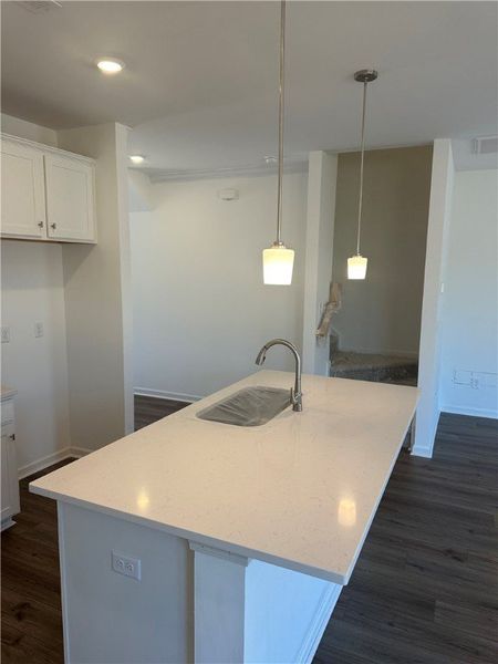Furnished interior view inside a new home in Meece Townhomes, Easley (Image 8).