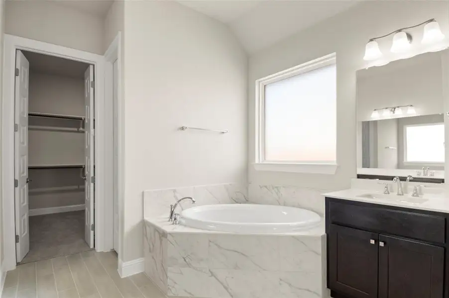 Furnished interior view inside a new home in Oaks at San Gabriel, Georgetown (Image 10). Furnished interior view inside a new home in Oaks at San Gabriel, Georgetown (Image 10).