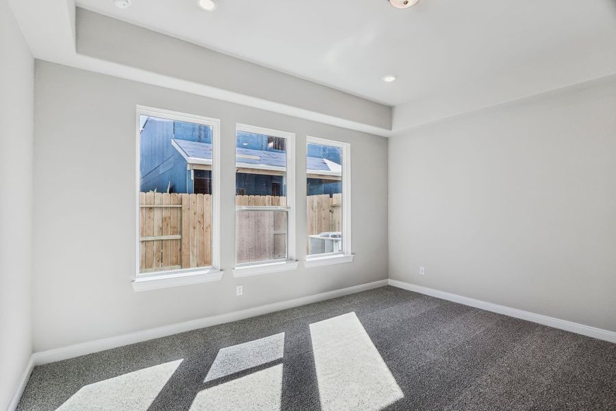 Photos are not of the actual home, but are photos of the builder home with same floorplan