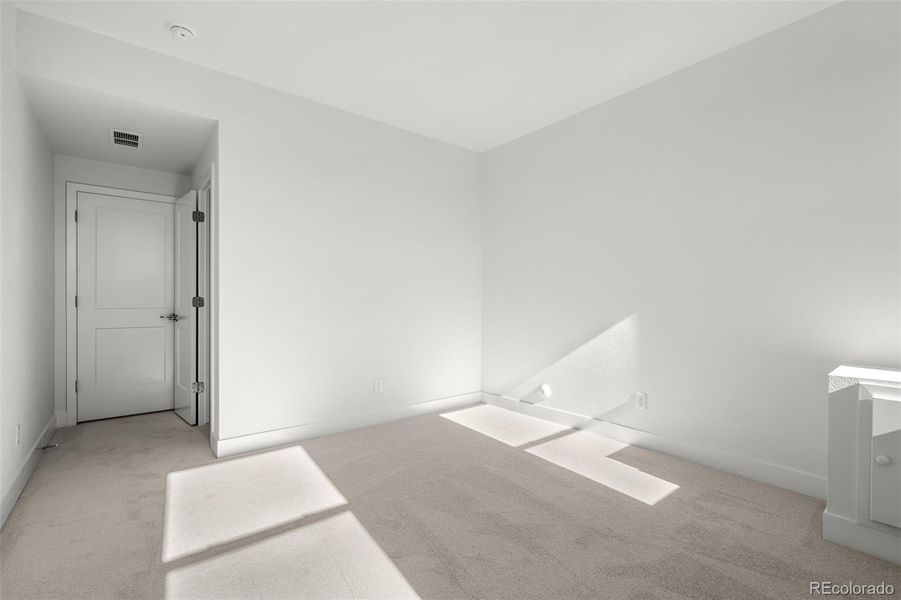 Spacious, unfurnished interior of a new home in Trailside at Cottonwood Creek, Colorado Springs (Image 22). Spacious, unfurnished interior of a new home in Trailside at Cottonwood Creek, Colorado Springs (Image 22).