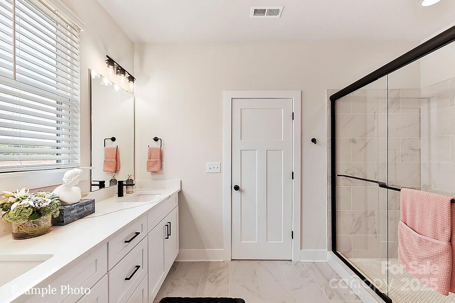 Furnished interior view inside a new home in North End Terraces, Charlotte (Image 3).