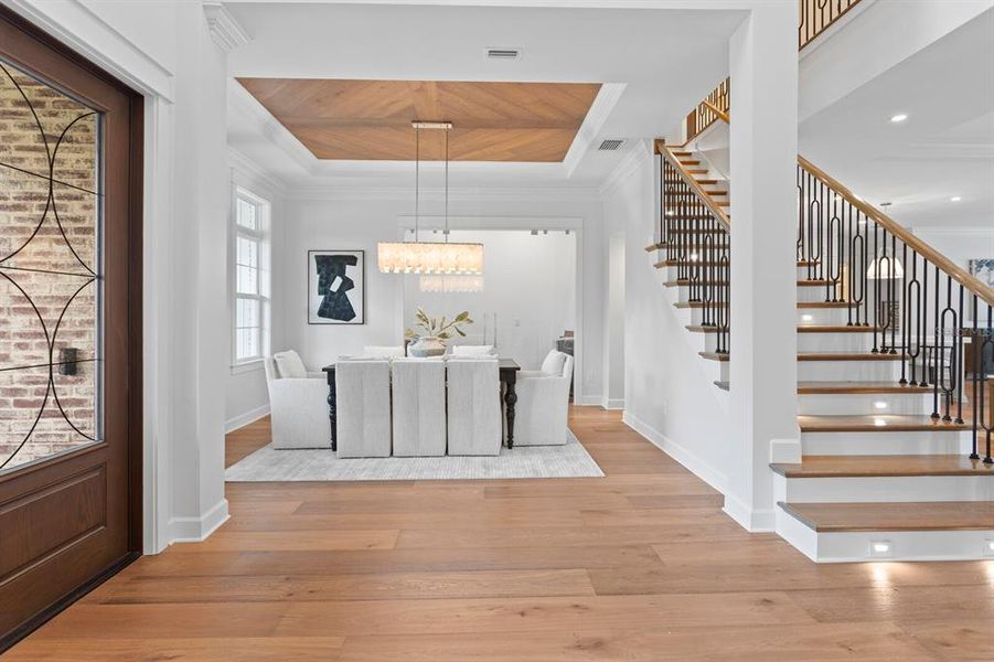 Furnished interior view inside a new home in , Tampa (Image 48).