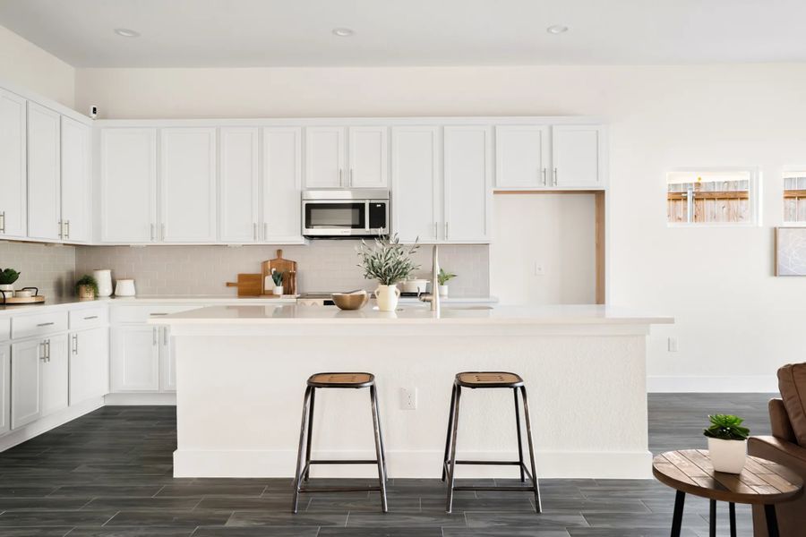 Representative furnished interior of a home built from the The Summerville 50's by AHA Dream Homes, LLC in Whisper Valley, Manor (Image 13). Representative furnished interior of a home built from the The Summerville 50's by AHA Dream Homes, LLC in Whisper Valley, Manor (Image 13).