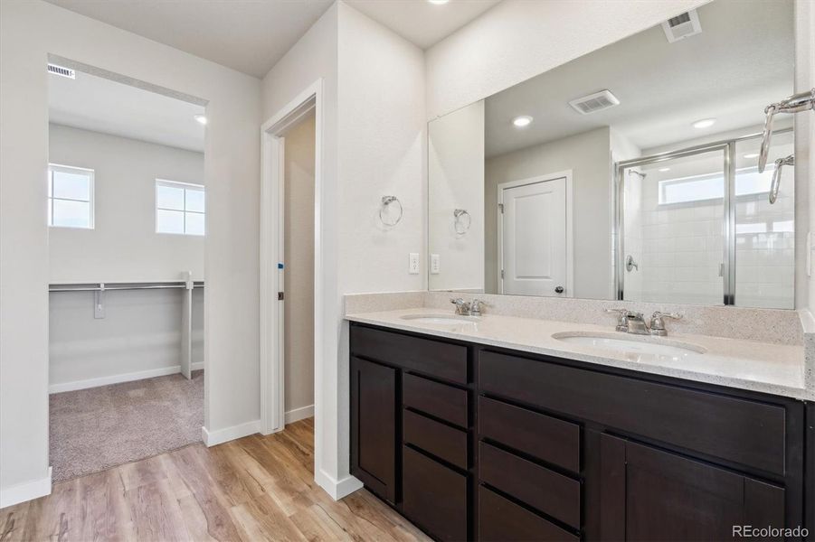 Furnished interior view inside a new home in Red Barn Meadows, Mead (Image 5).