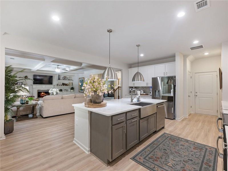 Furnished interior view inside a new home in , Bethlehem (Image 10).