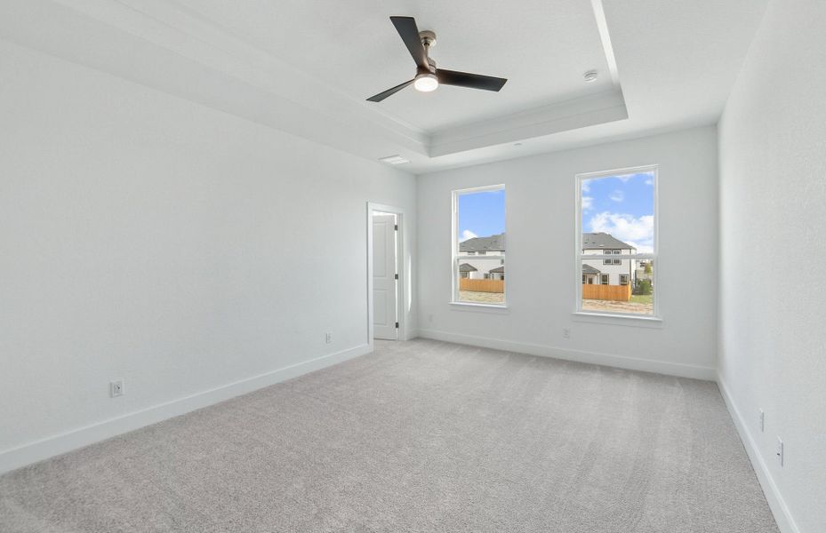 Spacious, unfurnished interior of a new home in Northpoint at Old Settlers, Round Rock (Image 31).