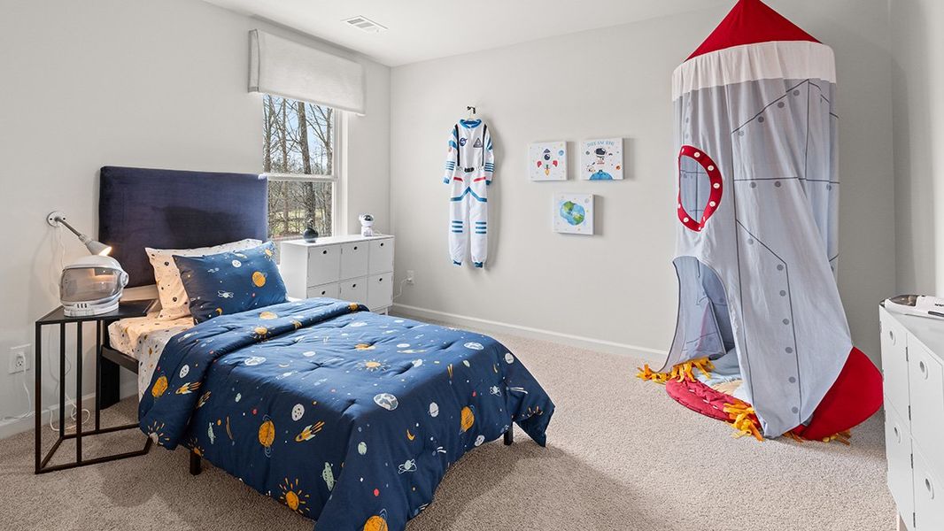 Representative furnished interior of a home built from the HANOVER by D.R. Horton in The Ranch, Holly Hill (Image 19).