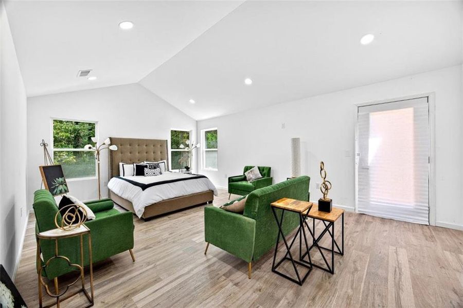 Furnished interior view inside a new home in , Atlanta (Image 5).