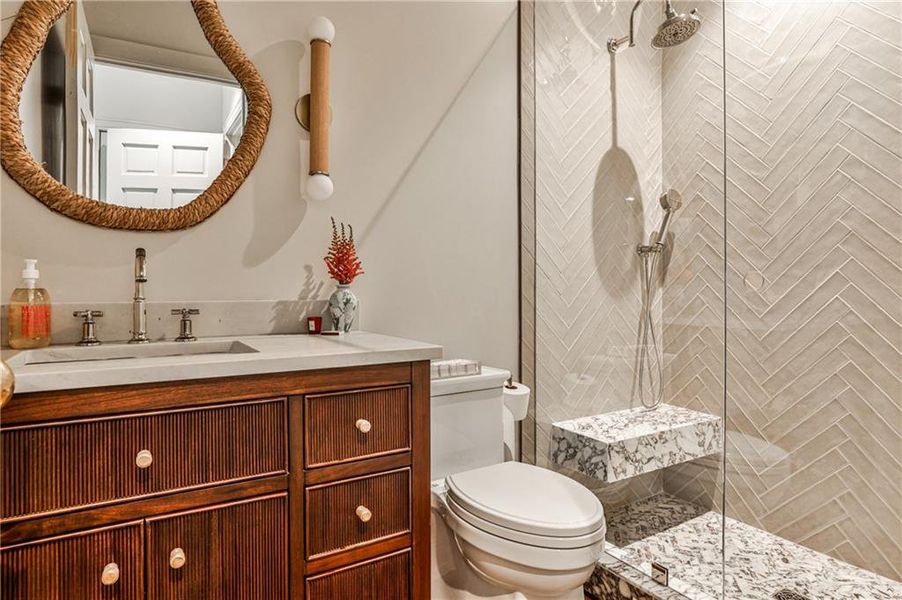 Furnished interior view inside a new home in , Atlanta (Image 10).