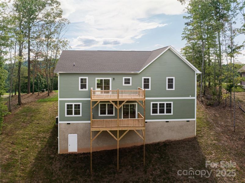 Exterior details and patio area of a home in , Mars Hill (Image 21).
