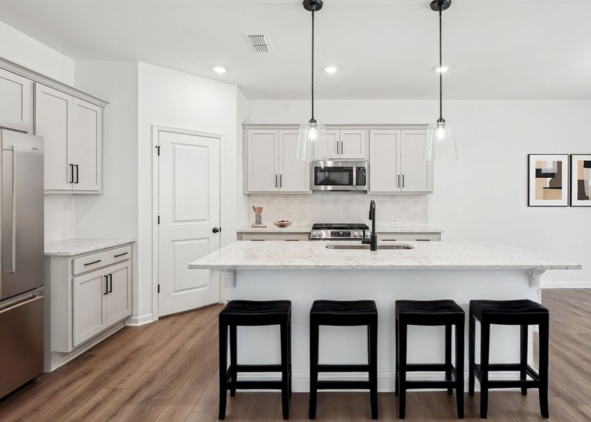 Representative furnished interior of a home built from the Pearson by Ashton Woods in Creekside, Dawsonville (Image 13).