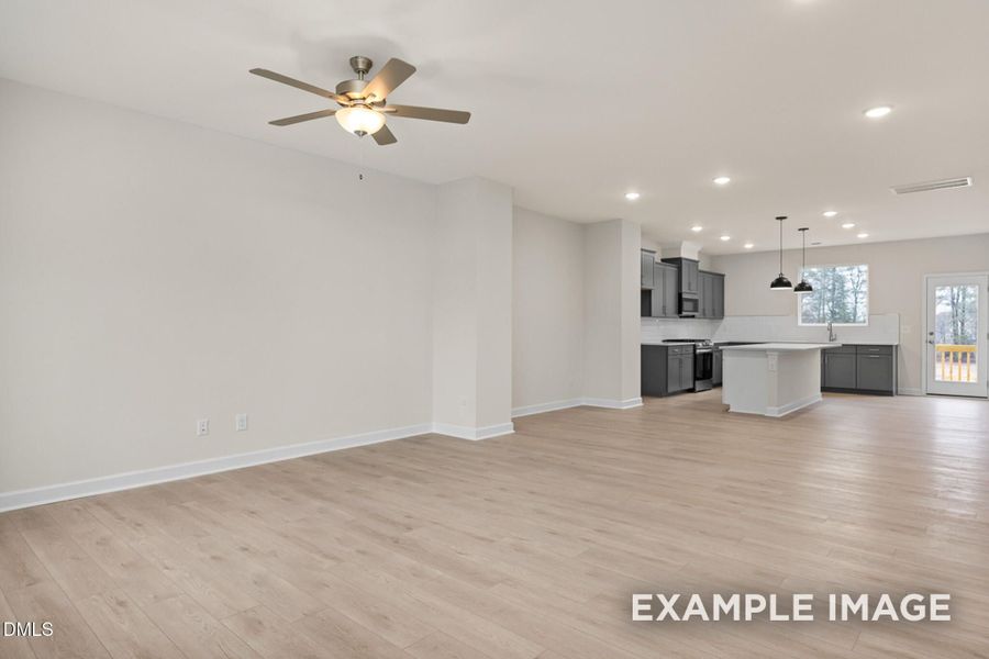 Spacious, unfurnished interior of a new home in Forestville Yard Townhomes, Knightdale (Image 20).