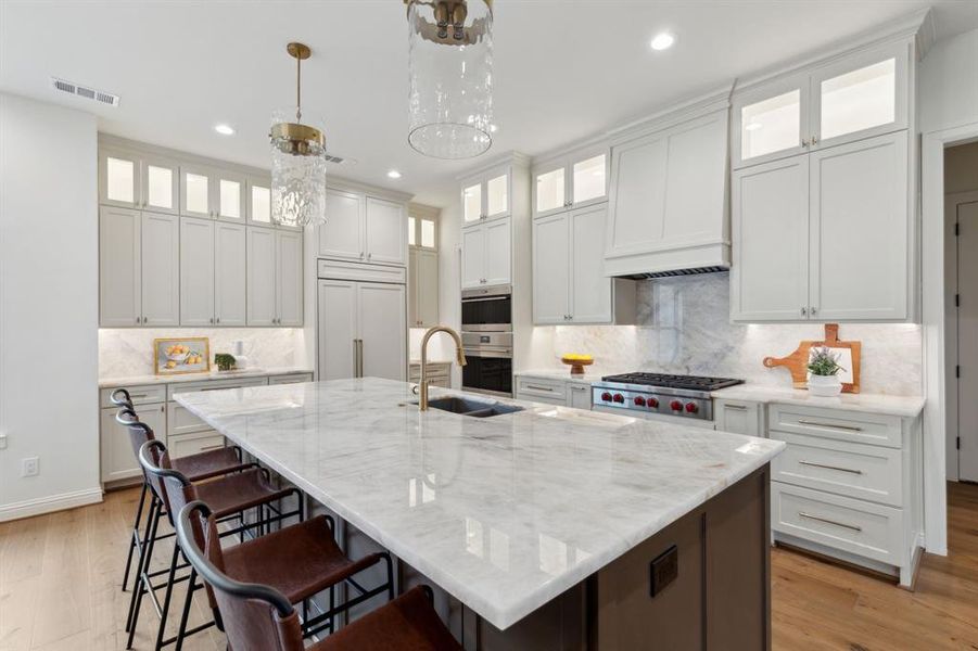 Furnished interior view inside a new home in , Dallas (Image 7).