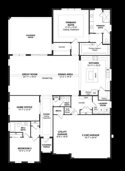 2D floor plan layout of this home in , Port St. Lucie, FL (Image 3). 2D floor plan layout of this home in , Port St. Lucie, FL (Image 3).