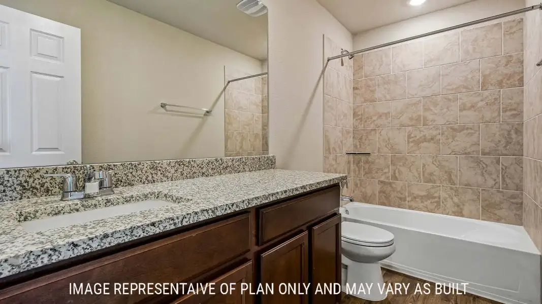 Furnished interior view inside a new home in Rancho San Gabriel, Georgetown (Image 13).