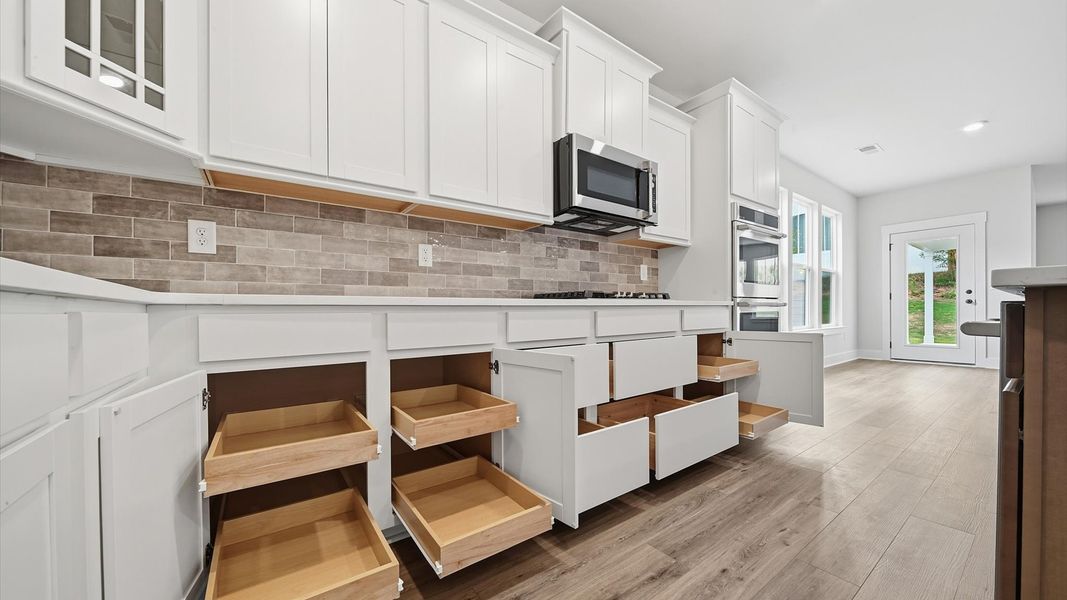 Furnished interior view inside a new home in Creeks at Midway, Anderson (Image 17).