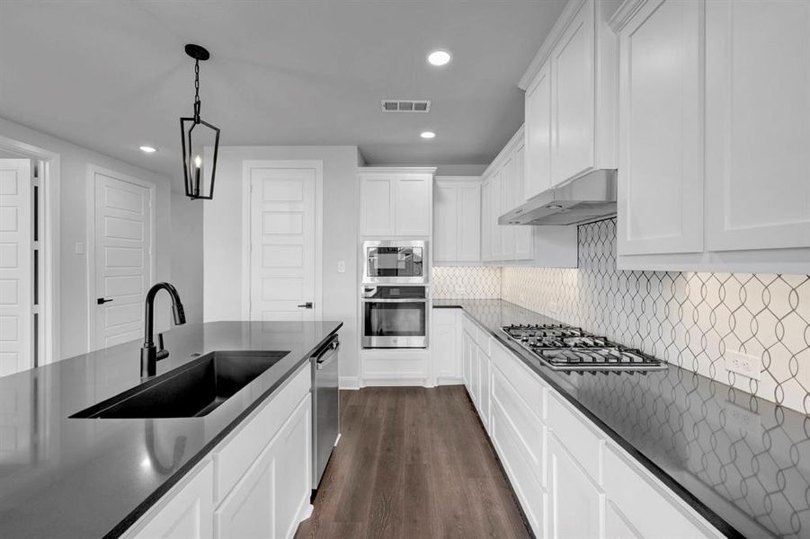 Furnished interior view inside a new home in Treeline, Justin (Image 14).