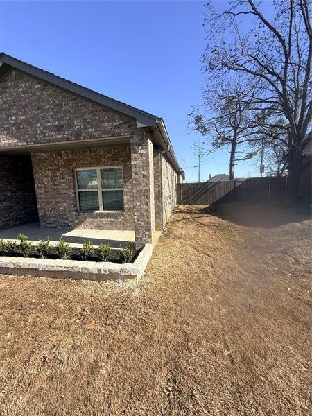 Exterior details and patio area of a home in , Bowie (Image 4). Exterior details and patio area of a home in , Bowie (Image 4).