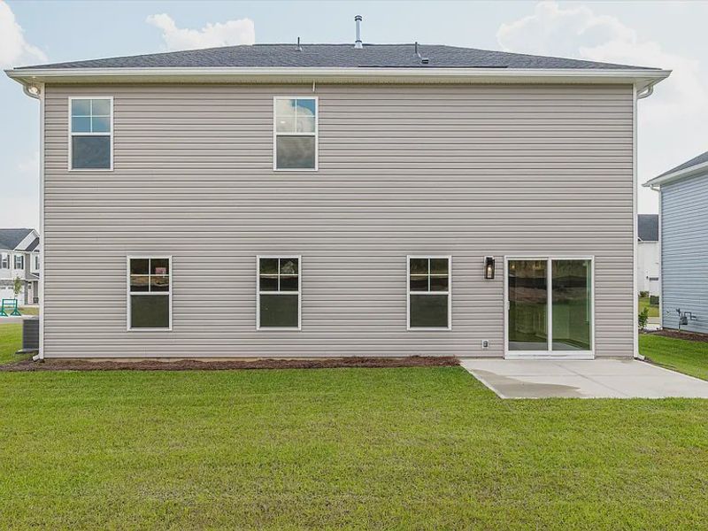 Exterior details and patio area of a home in Portrait Hills, Aiken (Image 4).