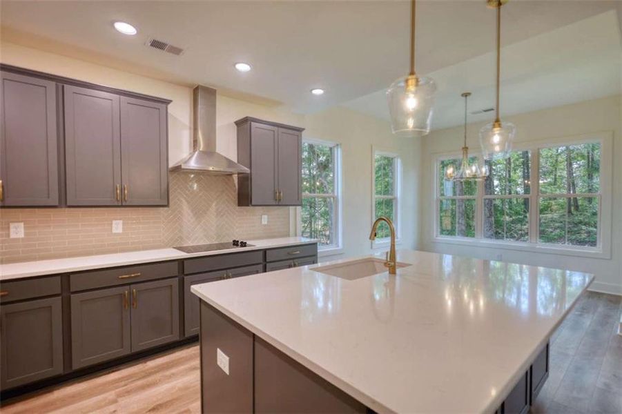 Furnished interior view inside a new home in , Monticello (Image 7). Furnished interior view inside a new home in , Monticello (Image 7).