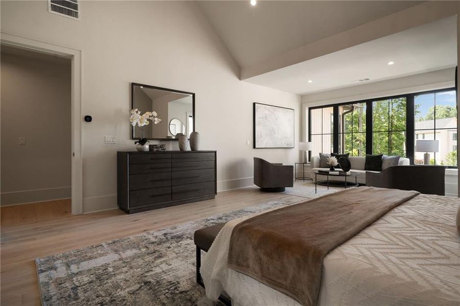 Furnished interior view inside a new home in , Roswell (Image 19).