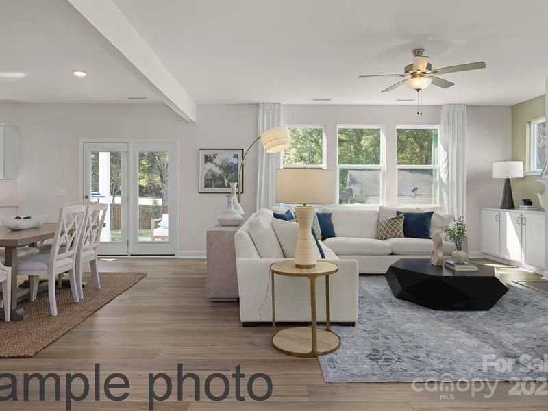 Furnished interior view inside a new home in Enclave at Belmont, Belmont (Image 6). Furnished interior view inside a new home in Enclave at Belmont, Belmont (Image 6).