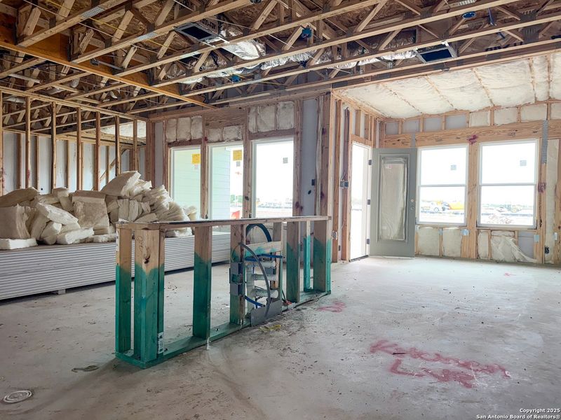 In-progress construction of a new home in Cordova Trails, Seguin, TX (Image 21).