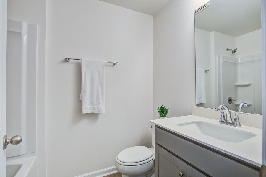 Furnished interior view inside a new home in Clear Springs Townhomes, North Charleston (Image 4).