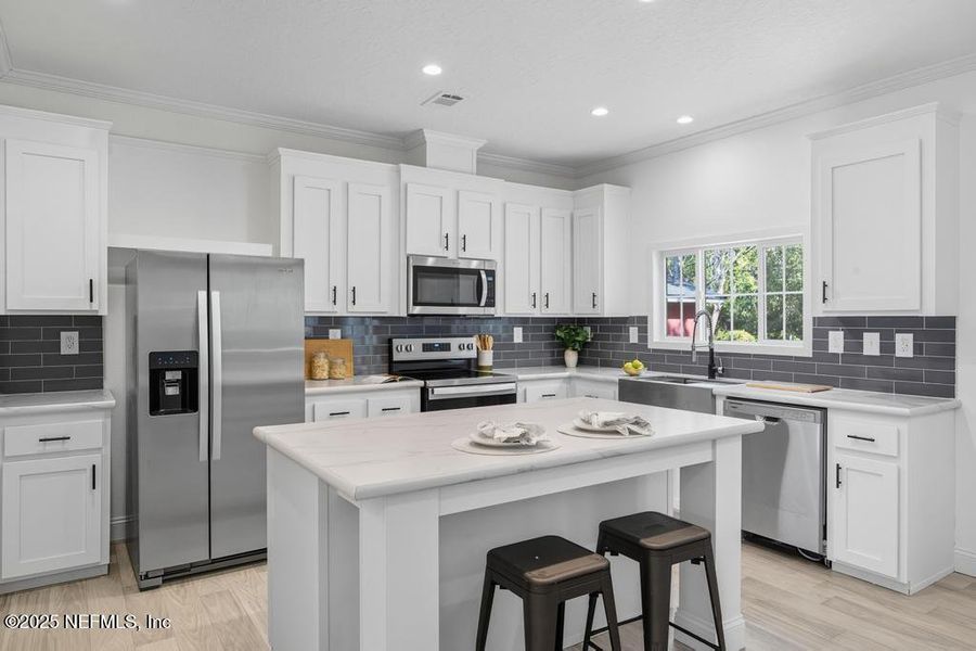 Furnished interior view inside a new home in , Macclenny (Image 27).