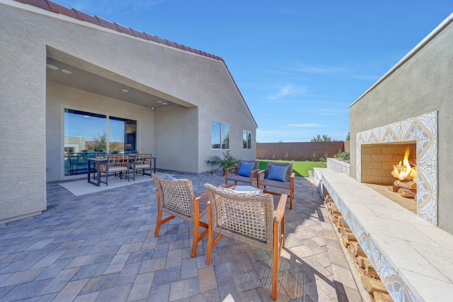 Representative exterior photo of a completed home built from the Cobalt by Mattamy Homes in Tierra Vistoso, Surprise, AZ (Image 22). Representative exterior photo of a completed home built from the Cobalt by Mattamy Homes in Tierra Vistoso, Surprise, AZ (Image 22).