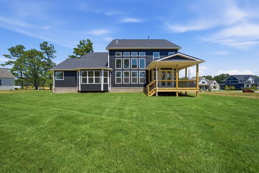 Exterior details and patio area of a home in Belvoir, Fairview (Image 33). Exterior details and patio area of a home in Belvoir, Fairview (Image 33).