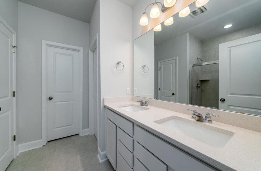 Furnished interior view inside a new home in Cedar Glen Preserve, Huger (Image 3). Furnished interior view inside a new home in Cedar Glen Preserve, Huger (Image 3).