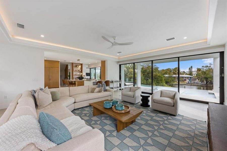Furnished interior view inside a new home in , Holmes Beach (Image 25).