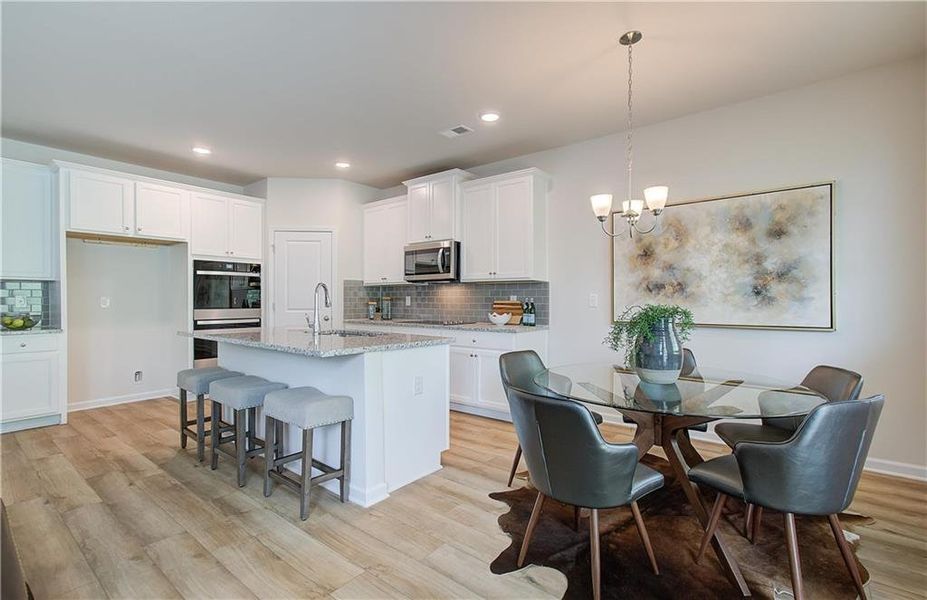 Furnished interior view inside a new home in Kingsmere Estates, Loganville (Image 30).