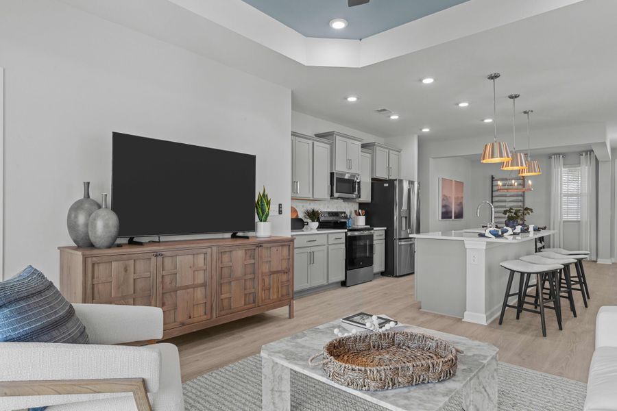 Representative furnished interior of a home built from the The Orchid by Chesapeake Homes in Coastal Club of the Carolinas, Calabash (Image 23).