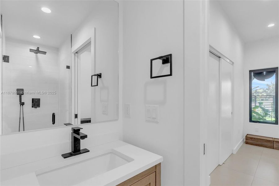 Furnished interior view inside a new home in , Miami (Image 32).