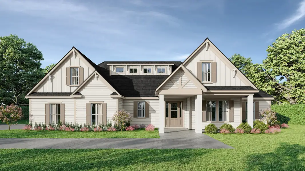 Representative exterior photo of a completed home built from the Autumn by Hunter Quinn Homes in Church Creek Reserve, Johns Island, SC (Image 15).