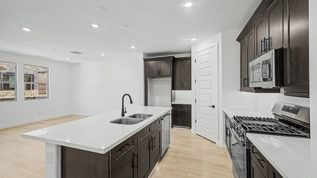 Furnished interior view inside a new home in Flora at Surprise City Center, Surprise (Image 20).