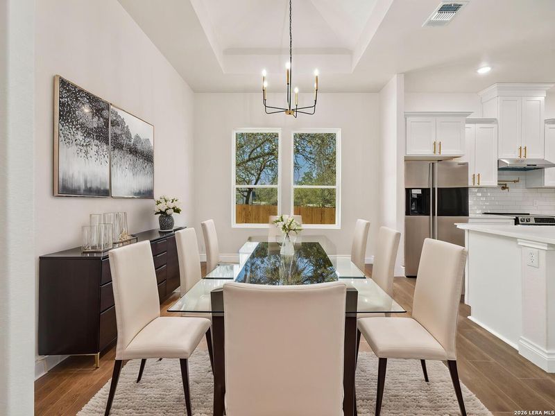 Furnished interior view inside a new home in , Elmendorf (Image 33).