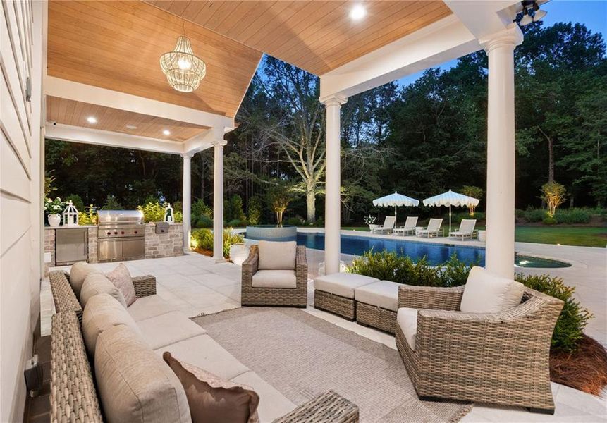 Exterior details and patio area of a home in , Canton (Image 49). Exterior details and patio area of a home in , Canton (Image 49).
