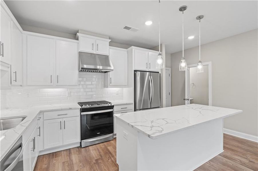 Furnished interior view inside a new home in , Atlanta (Image 5).