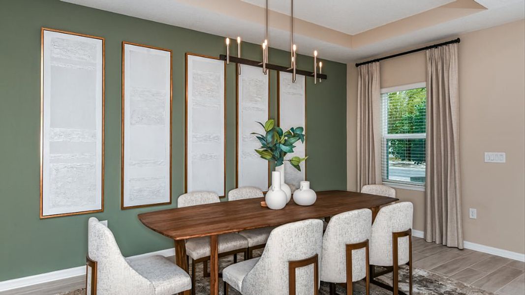 Representative furnished interior of a home built from the Armona by Taylor Morrison in Headwaters at Lofton Creek, Yulee (Image 19).