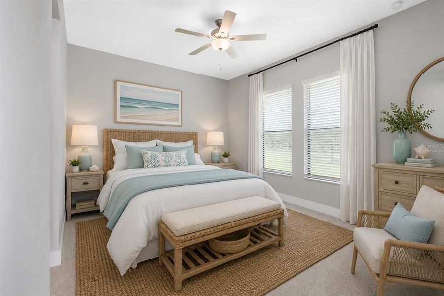 Furnished interior view inside a new home in Bella Terra, Hudson (Image 6). Furnished interior view inside a new home in Bella Terra, Hudson (Image 6).